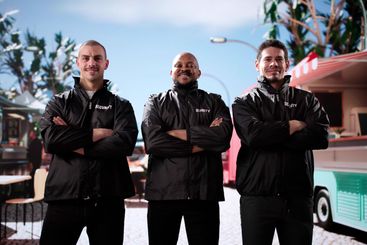 Diverse Security Guard Team Safeguarding Event Guests