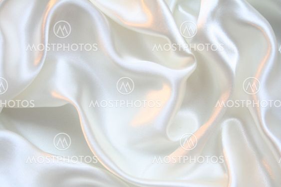 Smooth elegant white silk as background