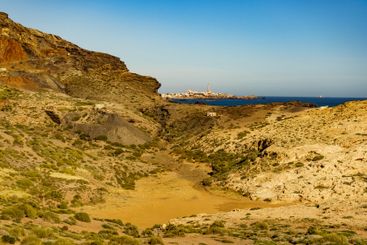Sea shore, coast landscape in Spain.