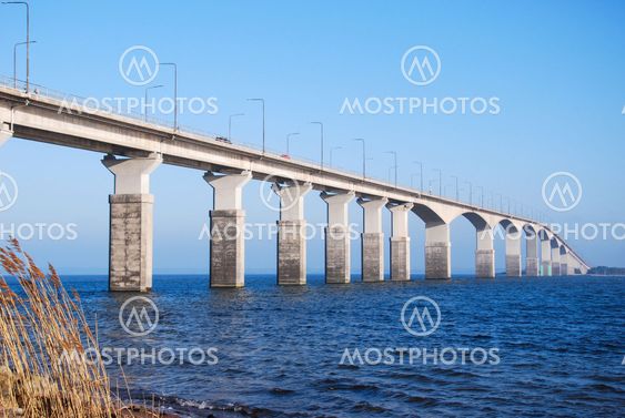 Sunlit Oland Bridge