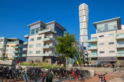 Vastra Hamnen district in Malmo. Skane, Sweden