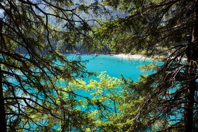 The Pragser Wildsee at daylight