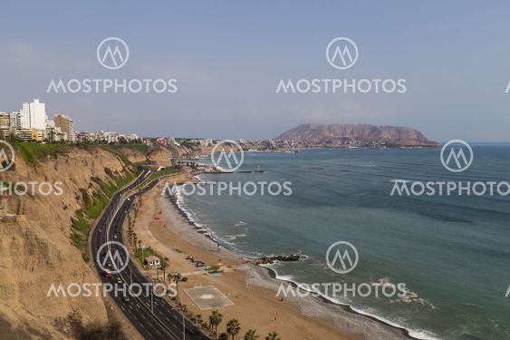 Miraflores coastline