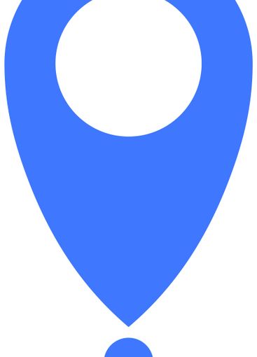 Blue Map Pin Marker Design Representing Navigation and...