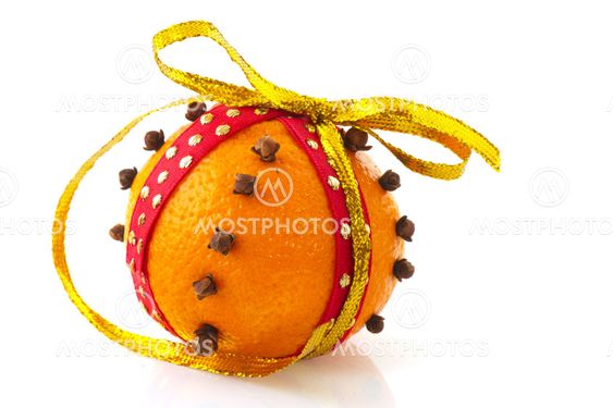 Orange with cloves