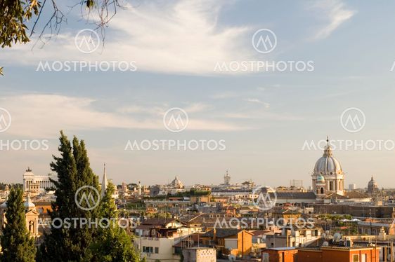 panoramic view of rome