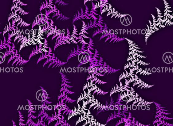 Lila drawn trees