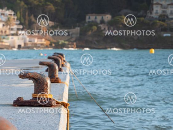 Mooring pin for medium size boat.