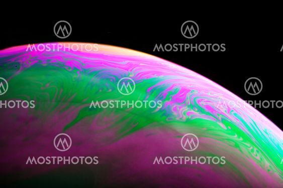 Abstract planet colorful background close up