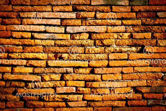 Texture of old brick wall