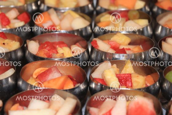Fresh sliced fruit