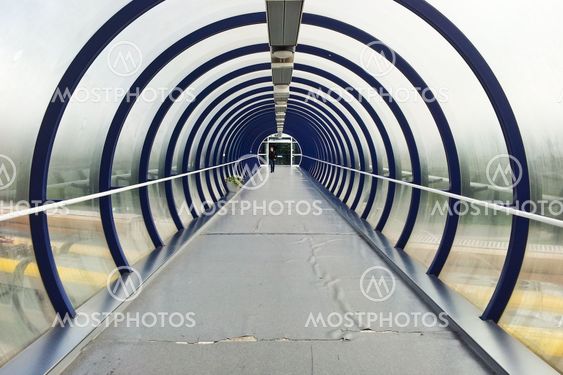Time tunnel and bridge at Kilmarnock station 1