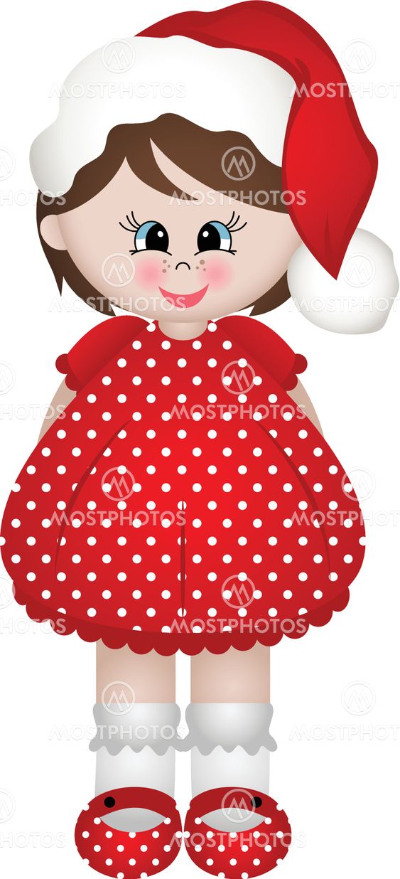 Cute little Christmas girl
