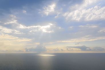 Sun light on sea, perfect nature background