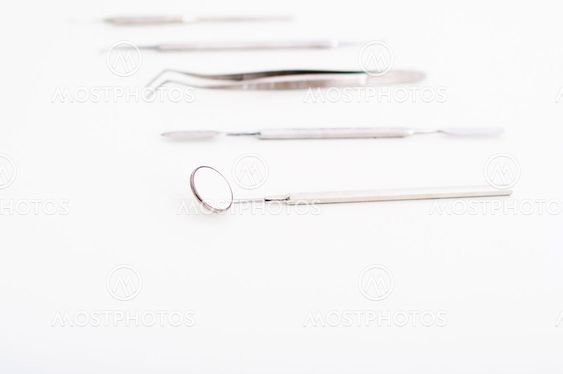 set of dental tools