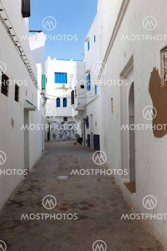 Alley in Assila, Morocco