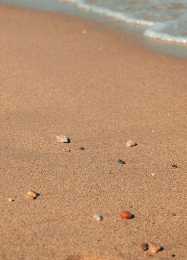Beautiful seaside landscape with sea waves splashing the...