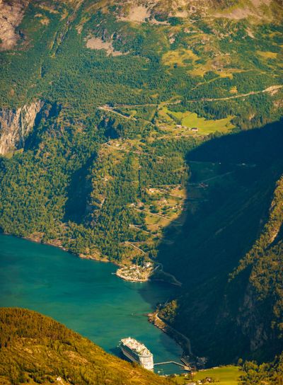 Geirangerfjord from Dalsnibba viewpoint, Norway