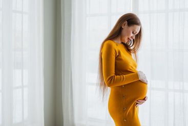 Pregnancy motherhood people expectation future. Pregnant...