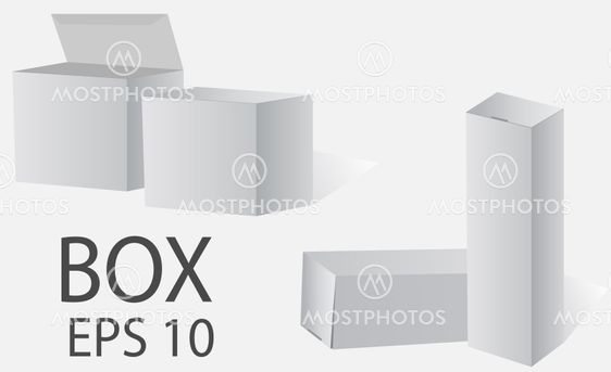 boxes EPS 10 Vector