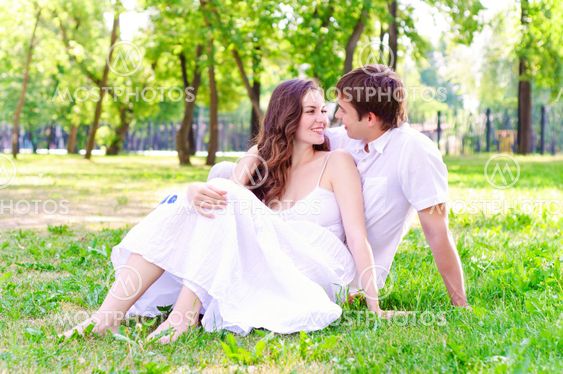 couple in the park