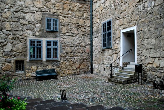Backyard at Ørebro Castle.
