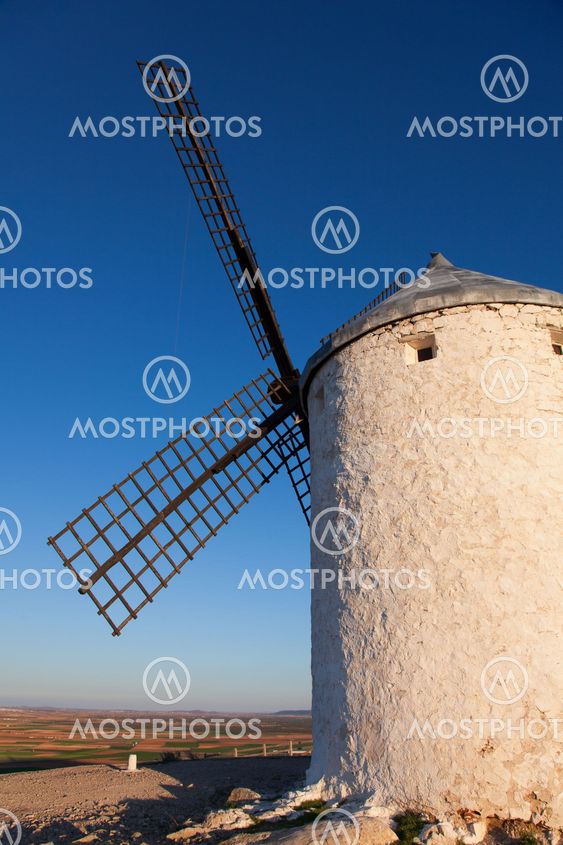 Windmill in Consuegra, Castilla la Mancha, Spain