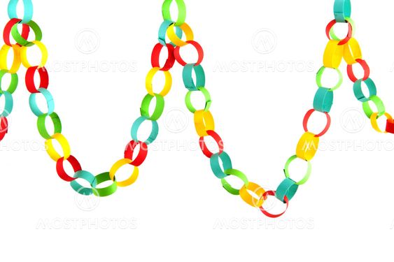 Paper chain for celebration