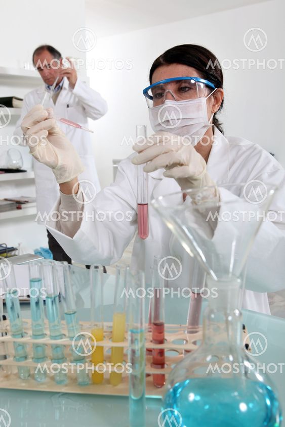 female scientist working in a laboratory