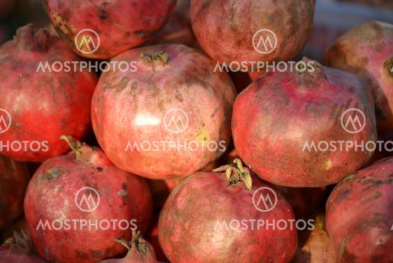 Red Pomegranate fruits