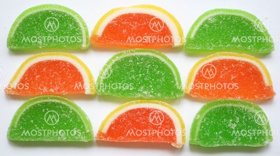 Colorful Jelly Candy as Background