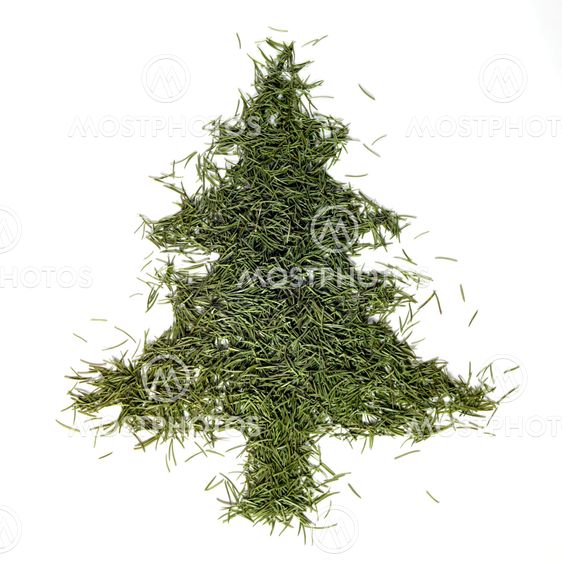 fir needle christmas tree