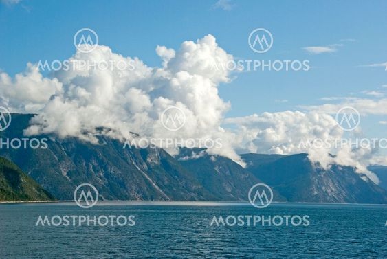 Fjord and mountain