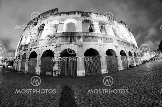 Colosseum på natten, Rom