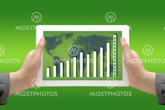 Business up Trend Revenue Graph