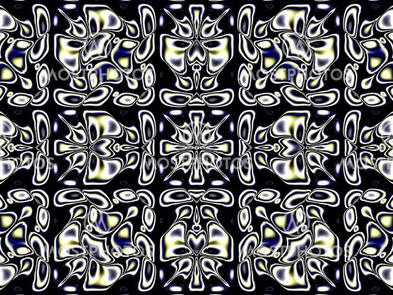 Abstract masks as wallpaper