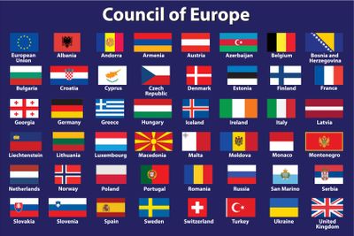 Council of Europe flags
