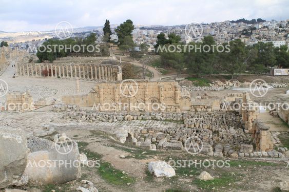 Oval Plaza,Jarash Jordan