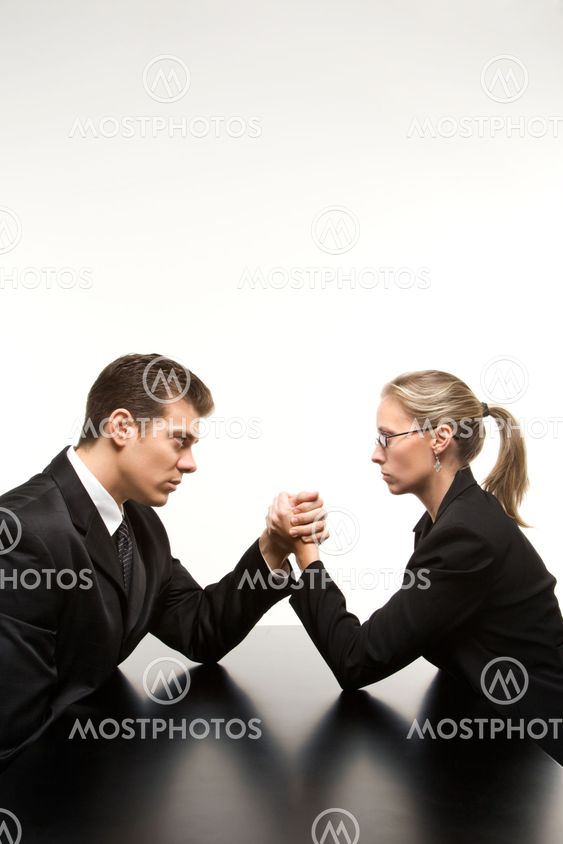 Battle of the sexes.