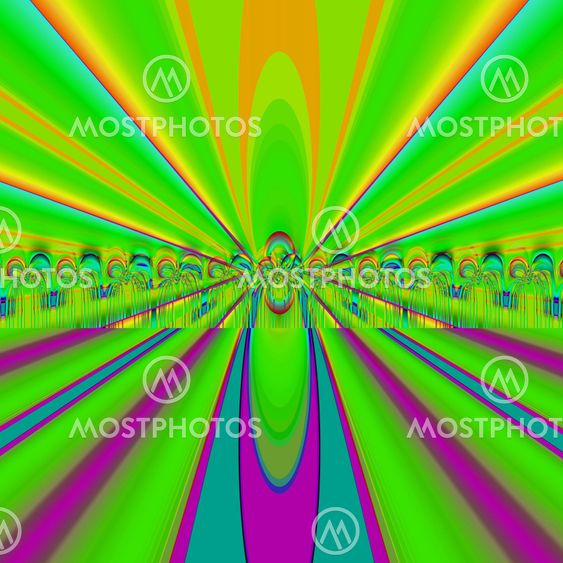 Colorful fractal decorative feature, magic splendor, wonderful harmony and fractal lines. A-0821.