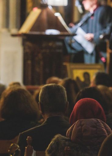 Greek Orthodox Christian Easter ceremony procession,...