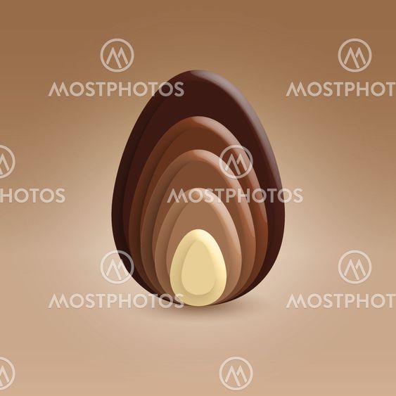 chocolate abstract figure