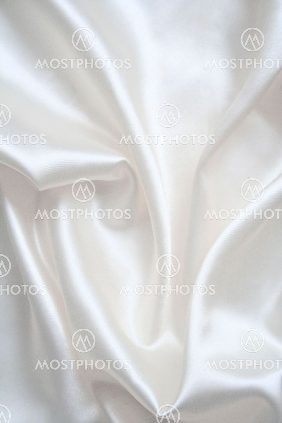 Smooth elegant white silk