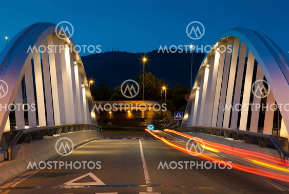 Artunduaga bridge, Basauri, Bizkaia, Basque Country, Spain