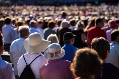Large crowd of people