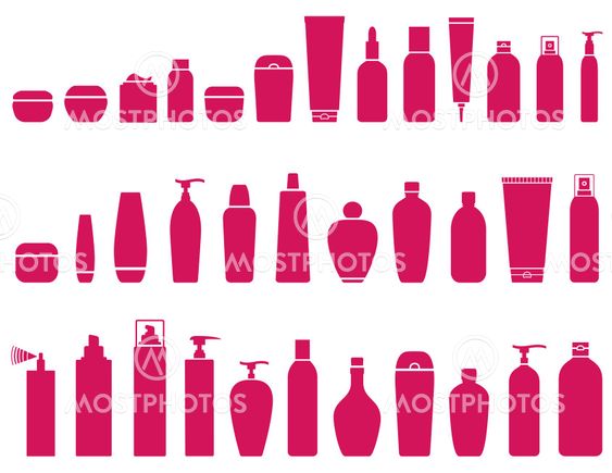 beauty cosmetic bottle set