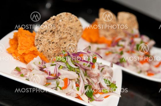 Ceviche. Peruvian food