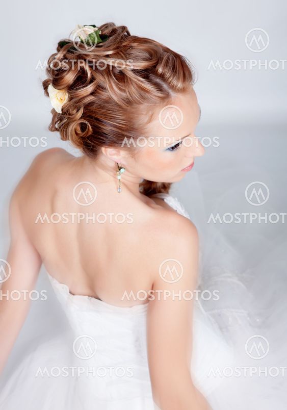 Bride in studio