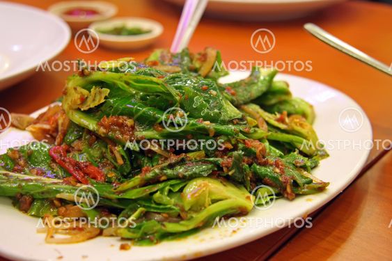 Fried vegetables