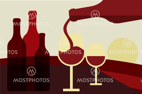 Wine vector background